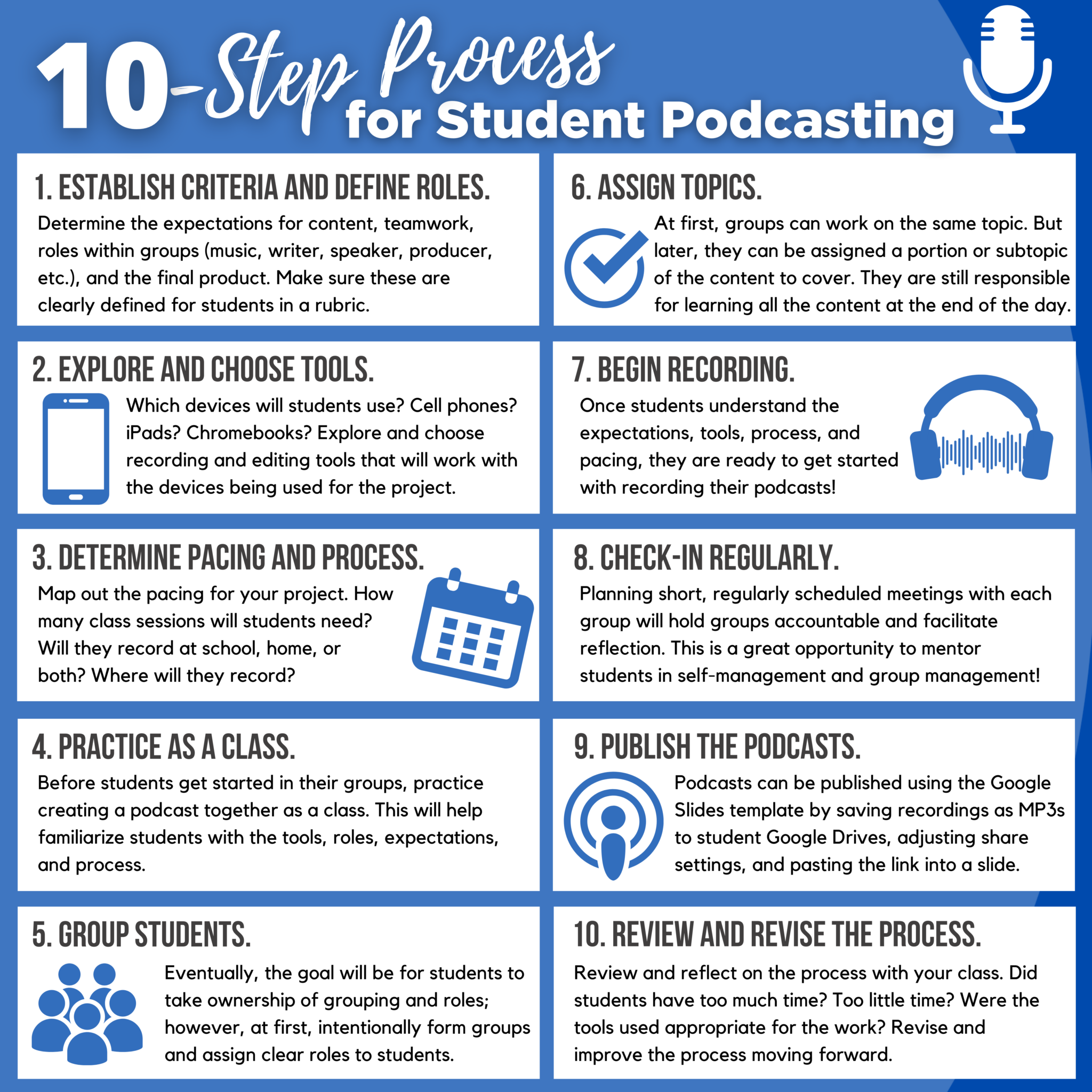podcast assignment instructions